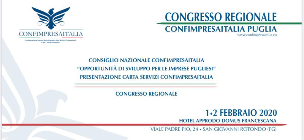 Congresso Regionale Confimpresaitalia PUGLIA