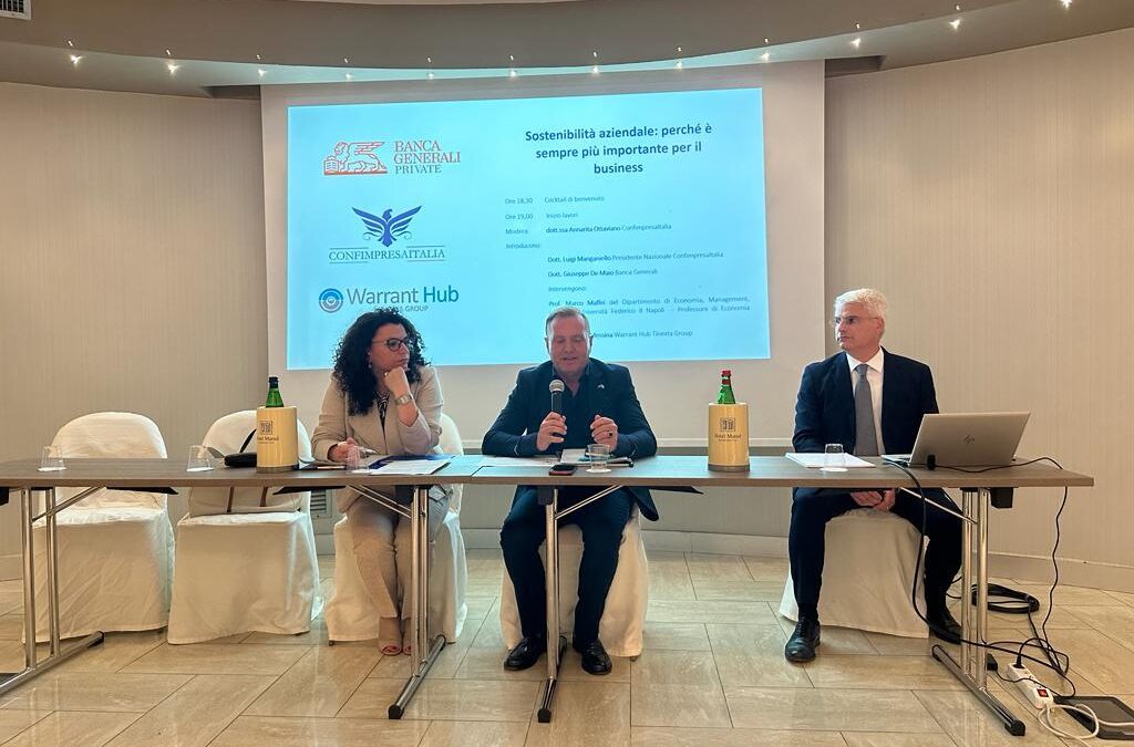 Confimpresaitalia della Provincia di Napoli organizza Convegno: Sostenibilità Aziendale